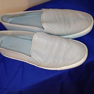 Dove grey Vince slip on sneakers
